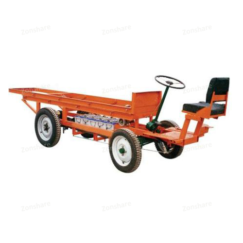 Automatic lifting brick delivery cart