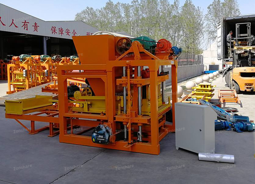 small fly ash brick machines waiting for delivery